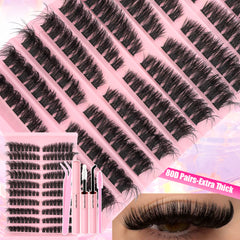 DIY Lash Extension Kit - Wispy Natural Clusters