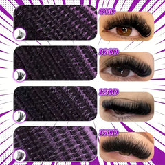 DIY Lash Extension Kit - Wispy Natural Clusters