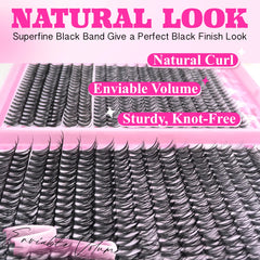DIY Lash Extension Kit - Wispy Natural Clusters