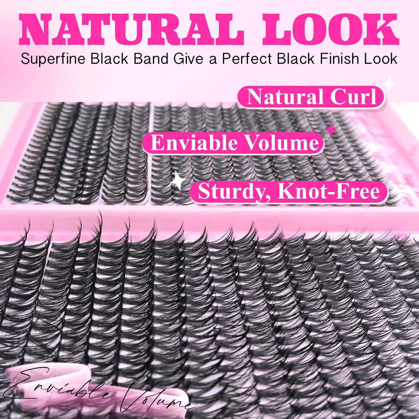DIY Lash Extension Kit - 9-16mm Clusters & Individual Lashes