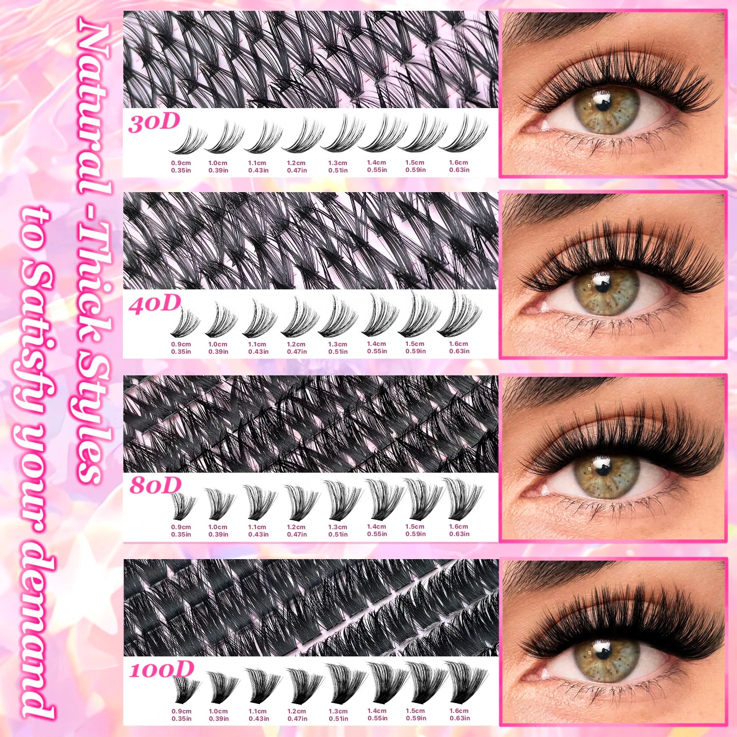 DIY Lash Extension Kit - 9-16mm Clusters & Individual Lashes