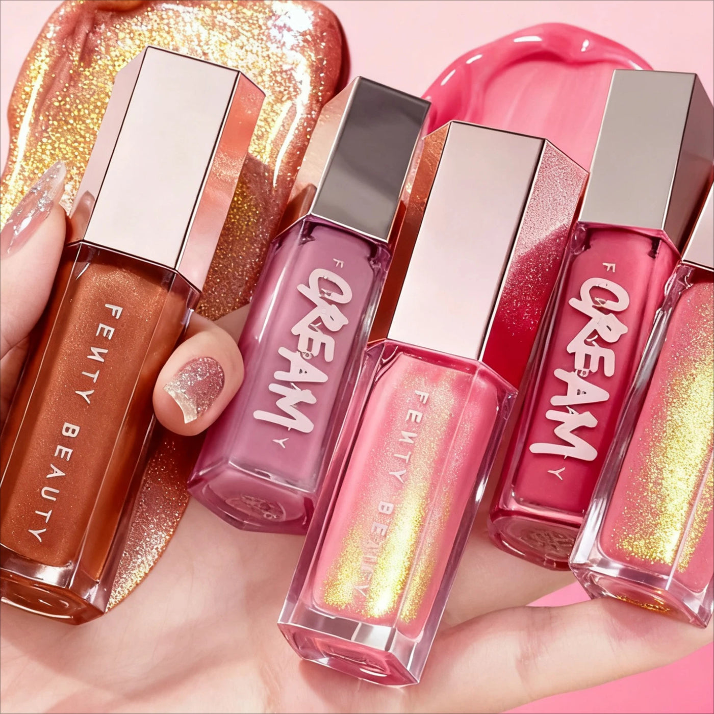 Fenty Beauty Lip Glaze - Moisten Shine Glitter Lip Plumper
